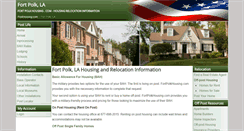Desktop Screenshot of fortpolkhousing.com