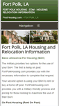 Mobile Screenshot of fortpolkhousing.com